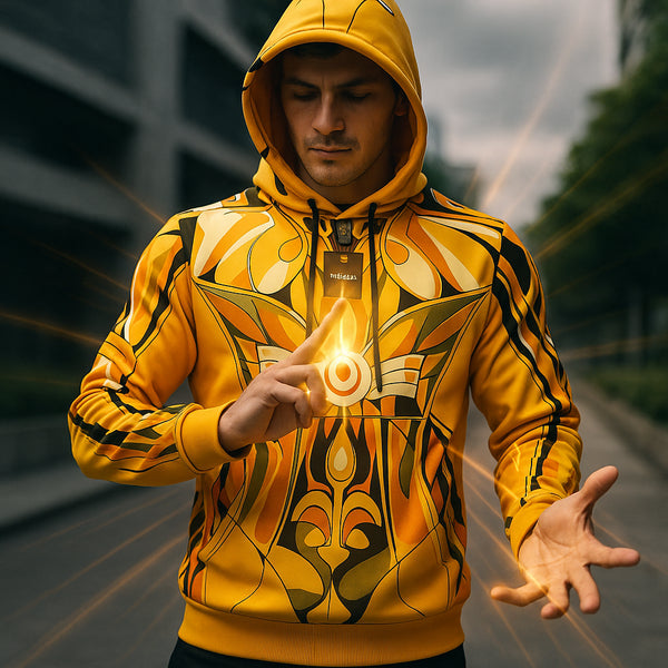 Sudadera Dorada Caballero Zodiaco