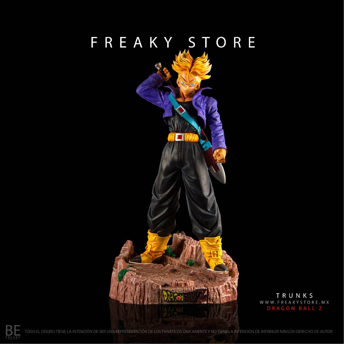 Dragon Ball Z Coleccionable Figura De Acción Trunks Del Futuro