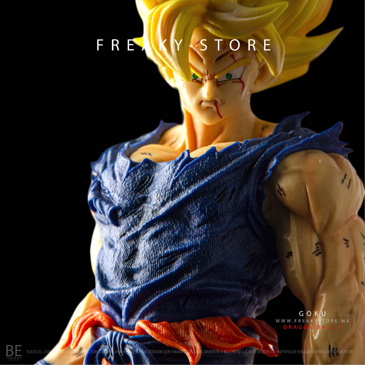 Dragon Ball Z Son Goku Figura Super Saiyan Namek Super Combustión Escena de lucha