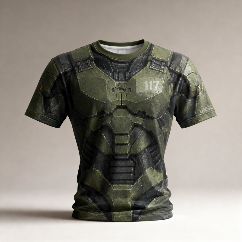 Playera Full Print Armor 117