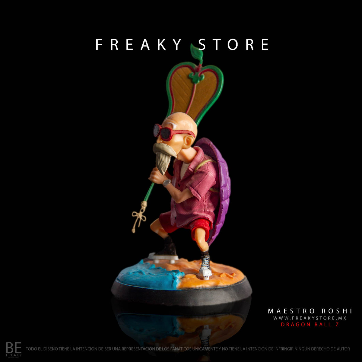 DRAGON BALL Z COLECCIONABLE FIGURA MAESTRO ROSHI