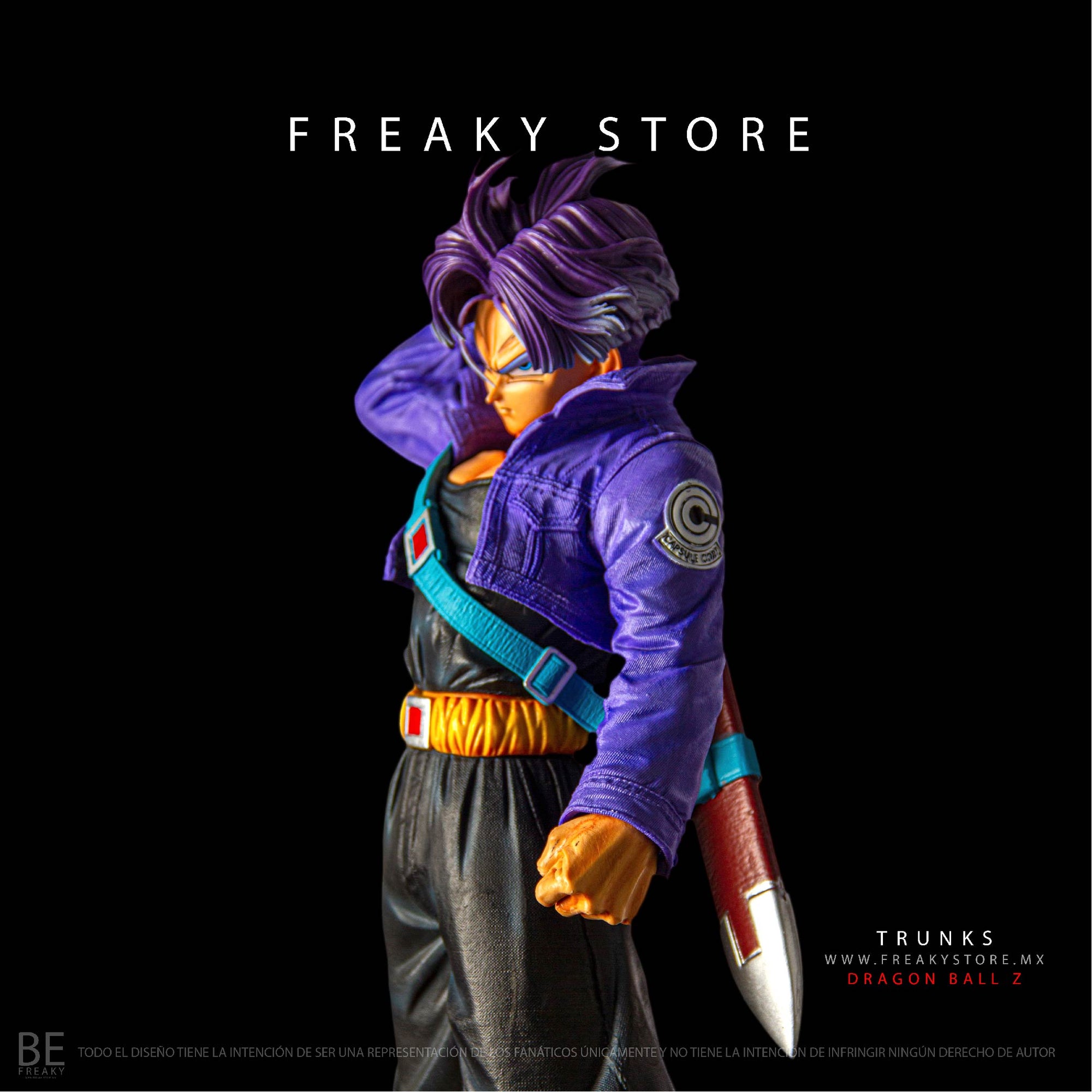 Dragon Ball Z Coleccionable Figura De Acción Trunks Del Futuro