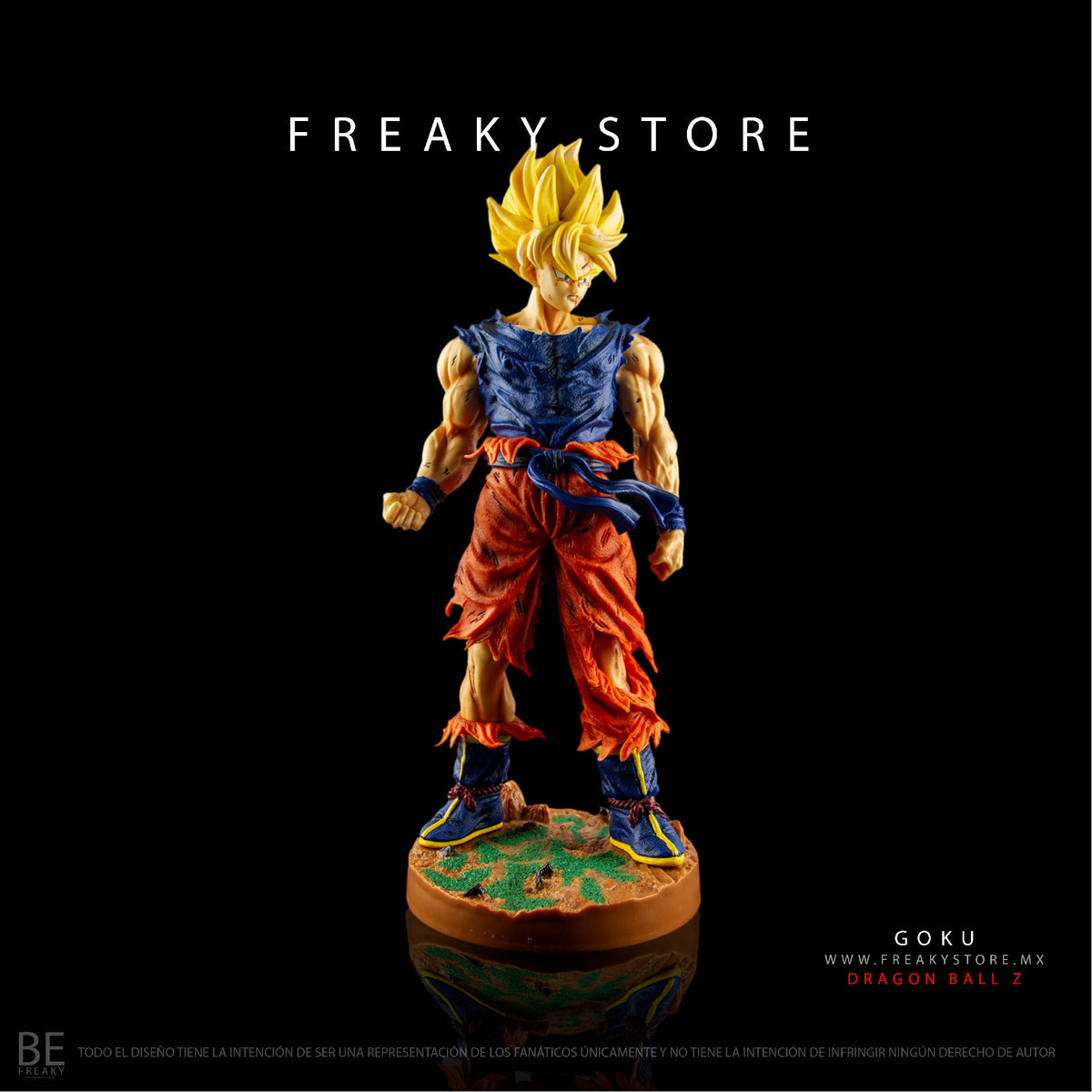 Dragon Ball Z Son Goku Figura Super Saiyan Namek Super Combustión Escena de lucha