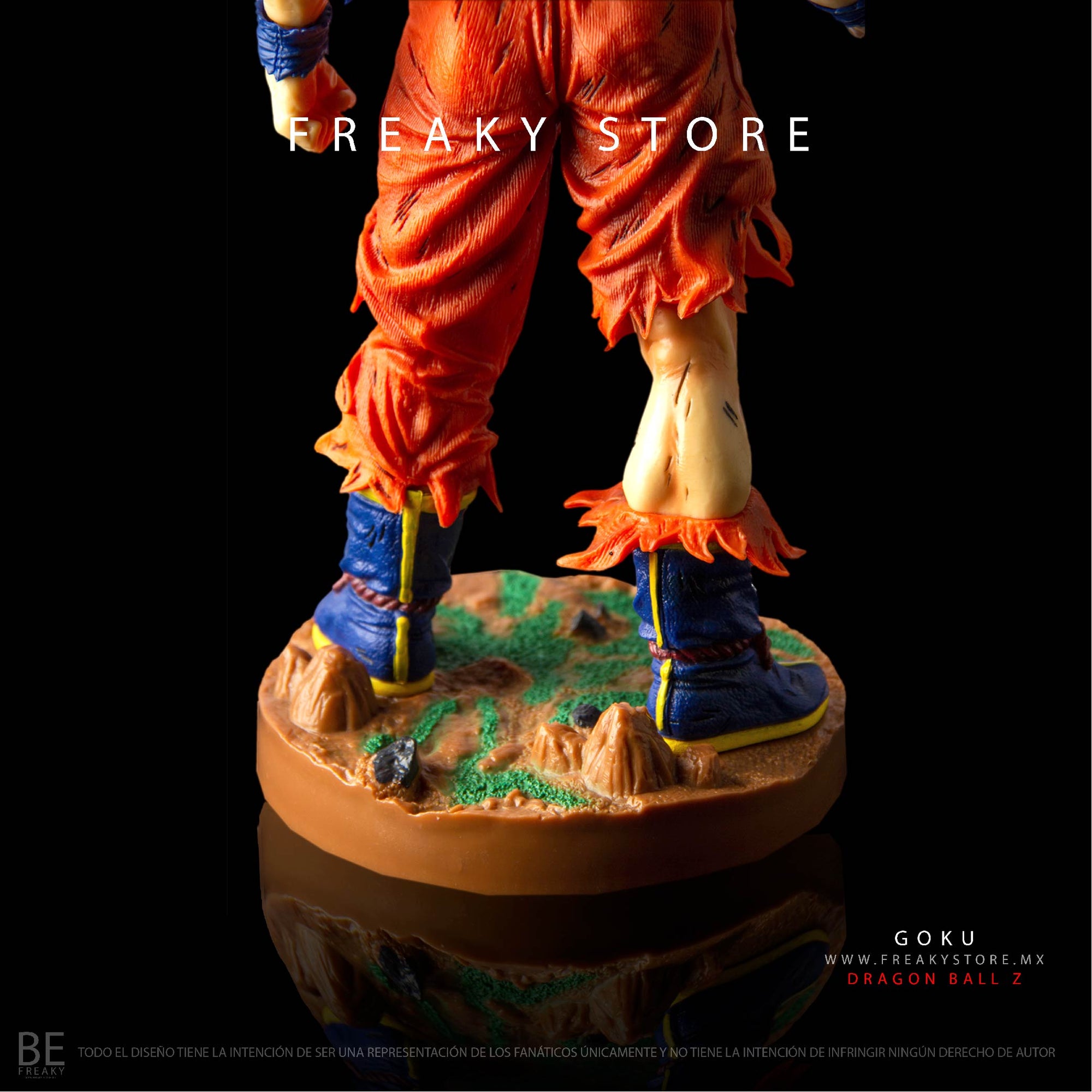 Dragon Ball Z Son Goku Figura Super Saiyan Namek Super Combustión Escena de lucha