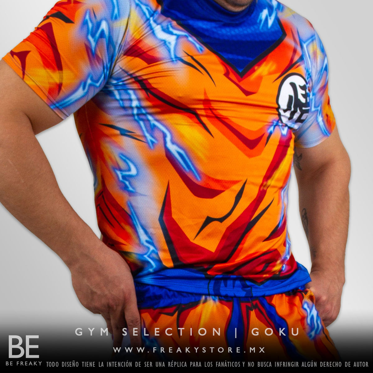 Playera Manga Corta SaiyaGym Goku