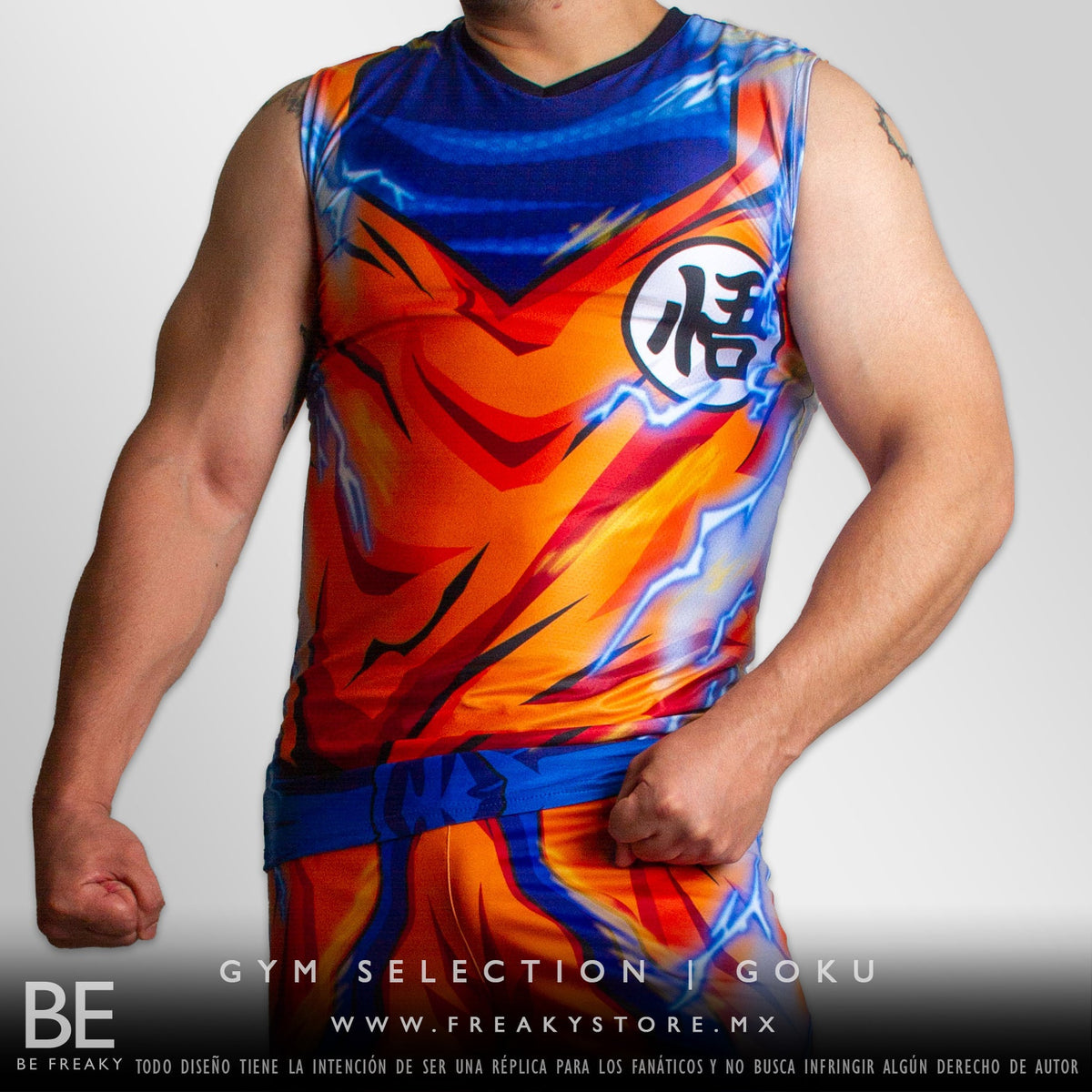 Playera Reversible SaiyaGym Goku