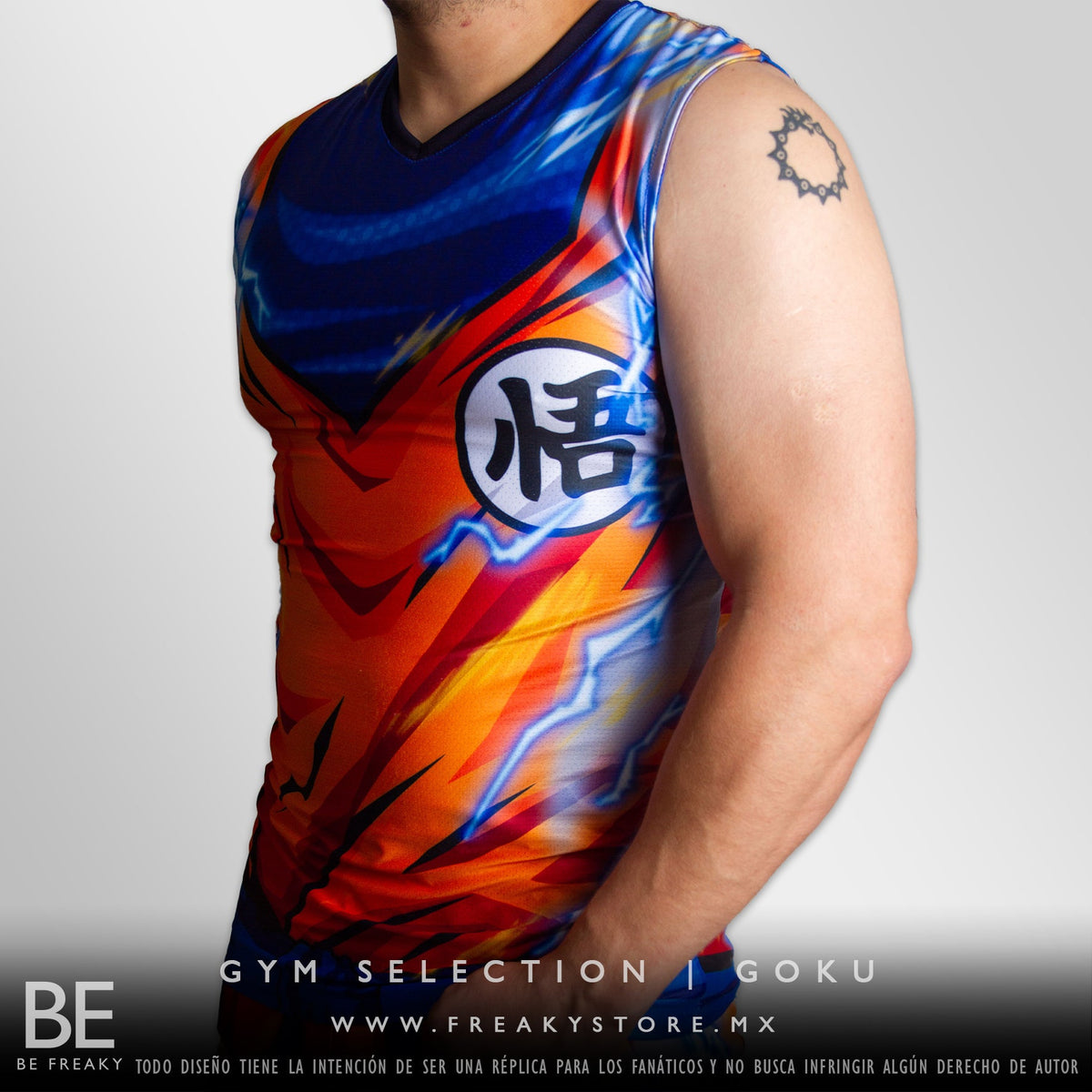 Playera Reversible SaiyaGym Goku