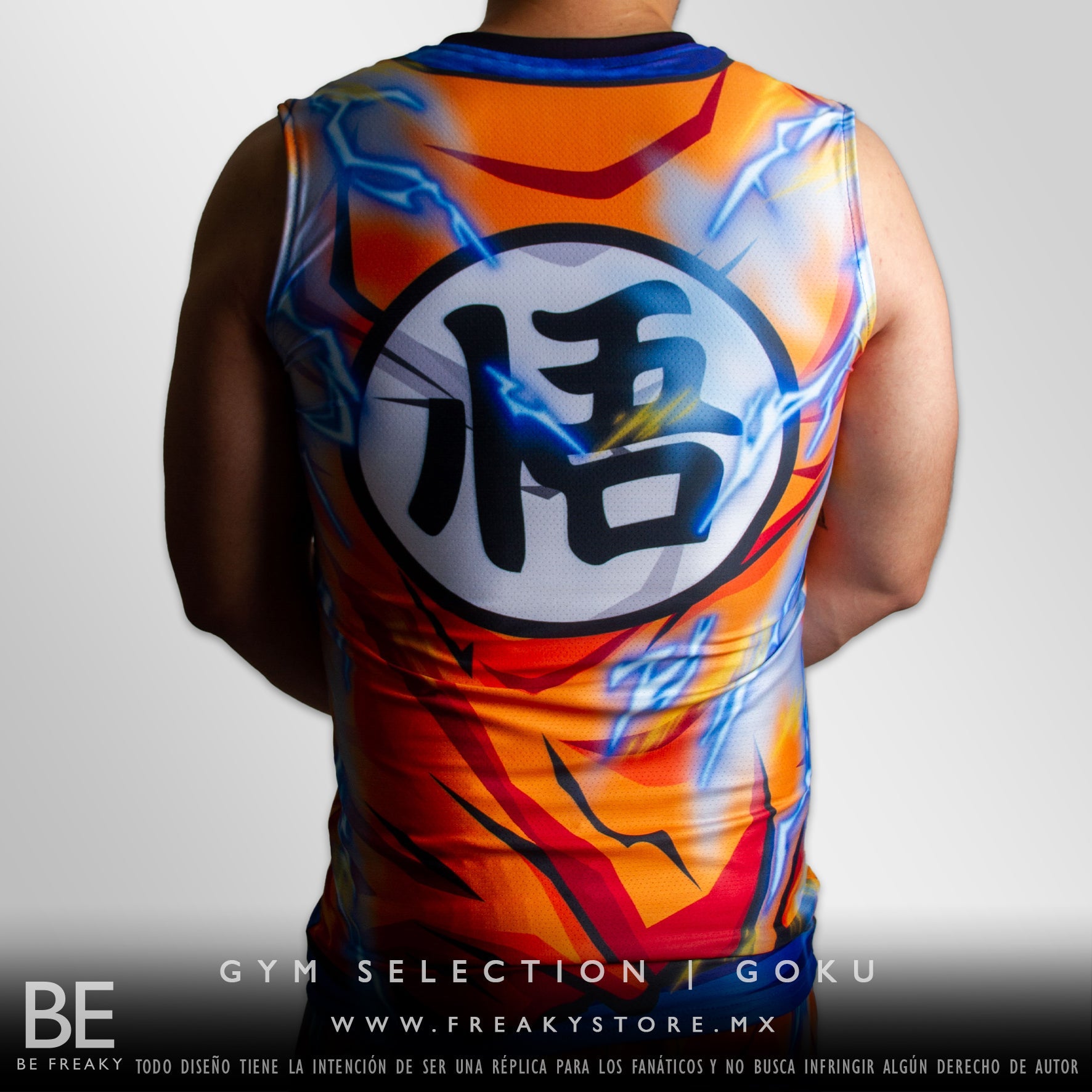 Playera Reversible SaiyaGym Goku – Freaky Store