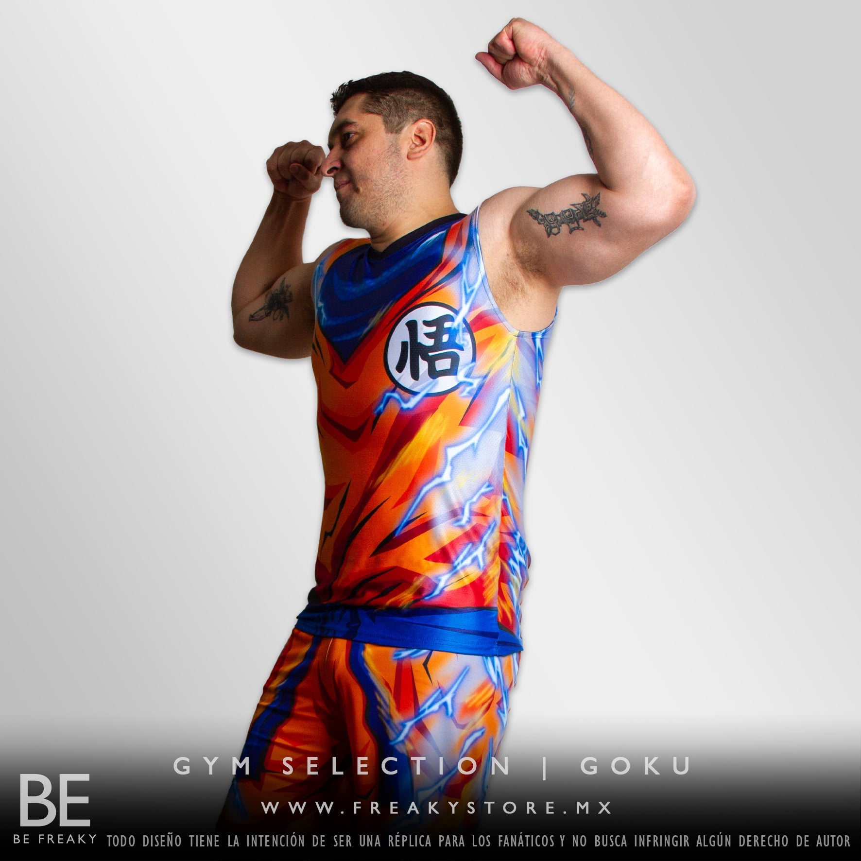 Playera Reversible SaiyaGym Goku
