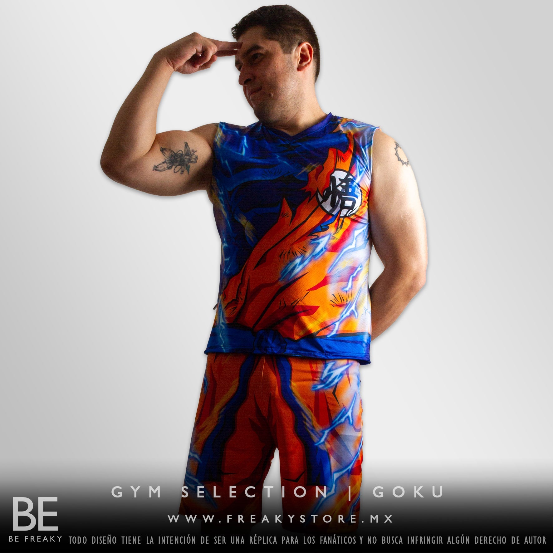 Playera Reversible SaiyaGym Goku