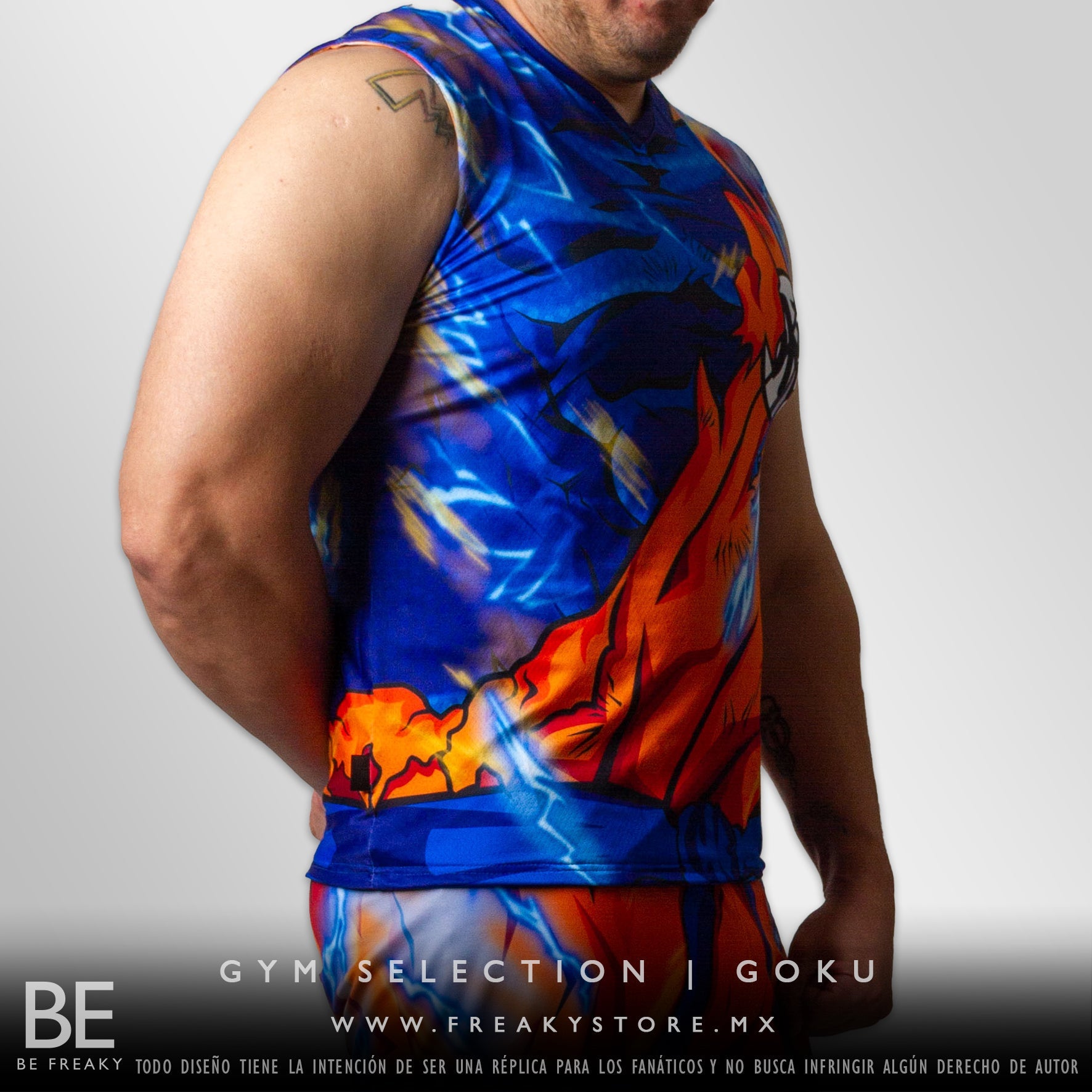 Playera Reversible SaiyaGym Goku