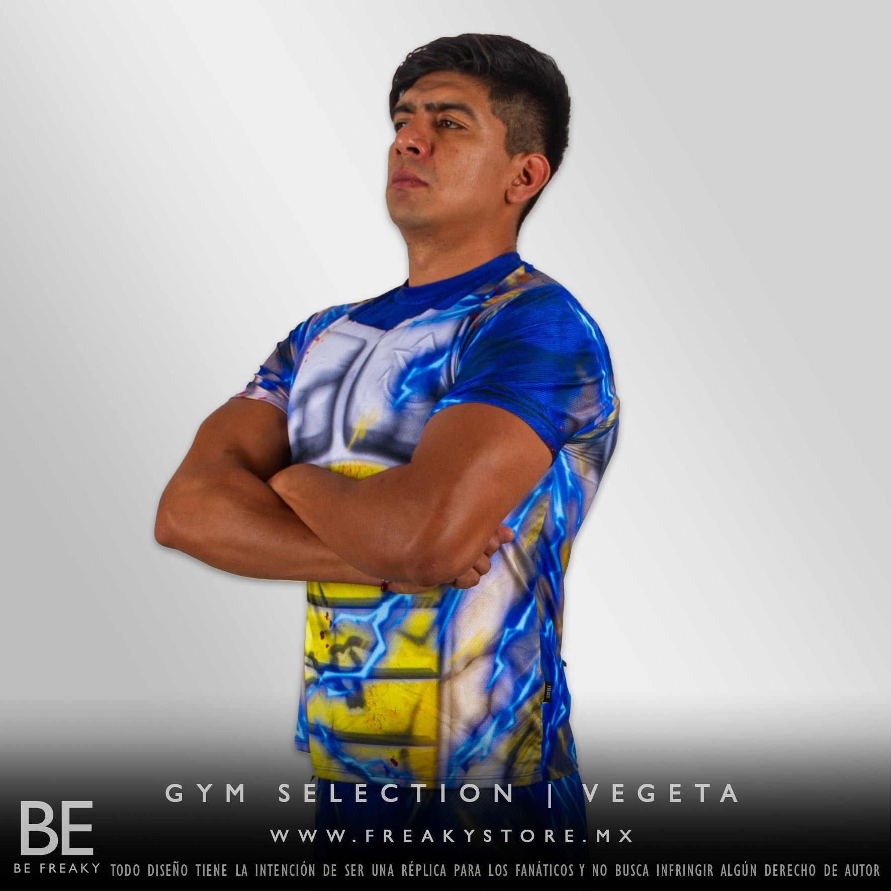 Playera Manga Corta SaiyaGym Vegeta