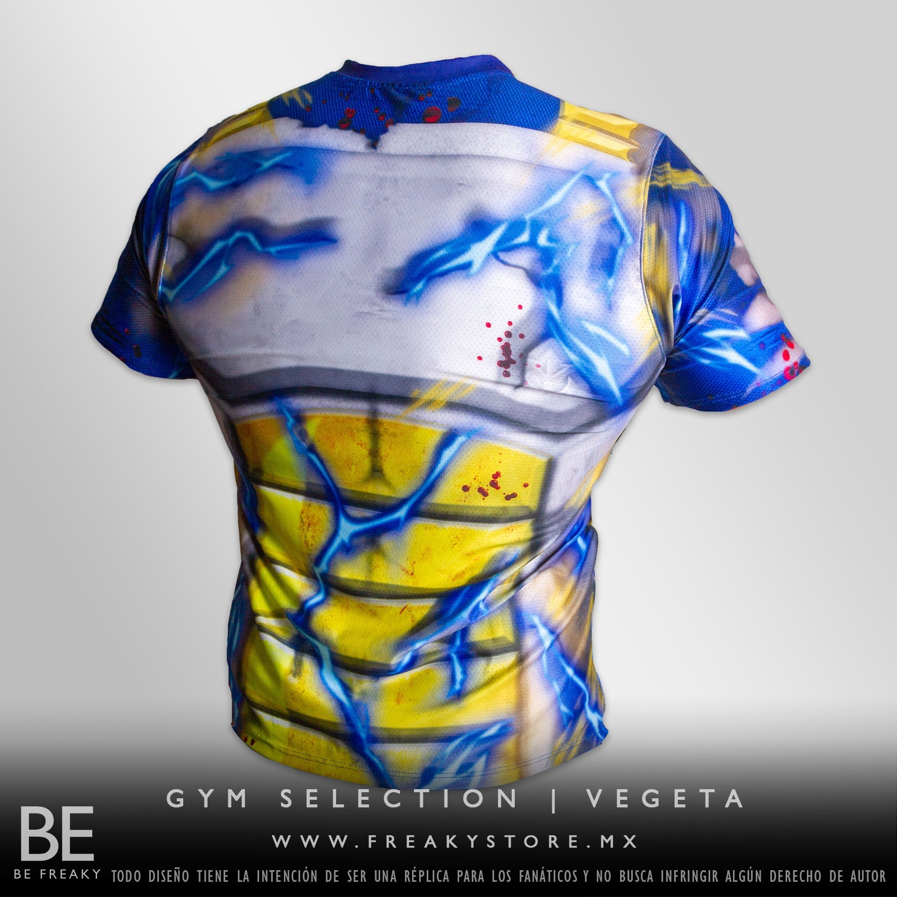 Playera Manga Corta SaiyaGym Vegeta
