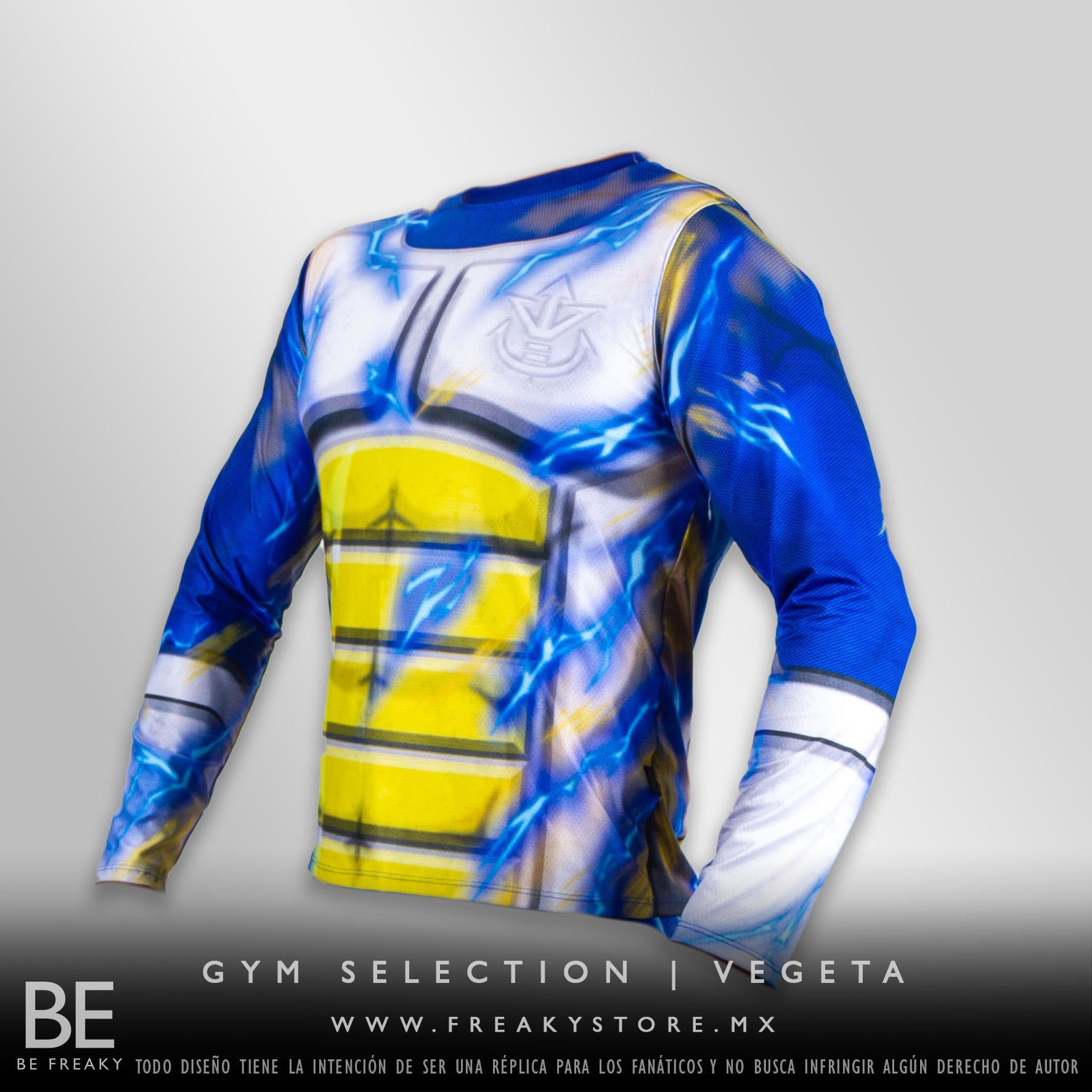 Playera Manga Larga SaiyaGym Vegeta