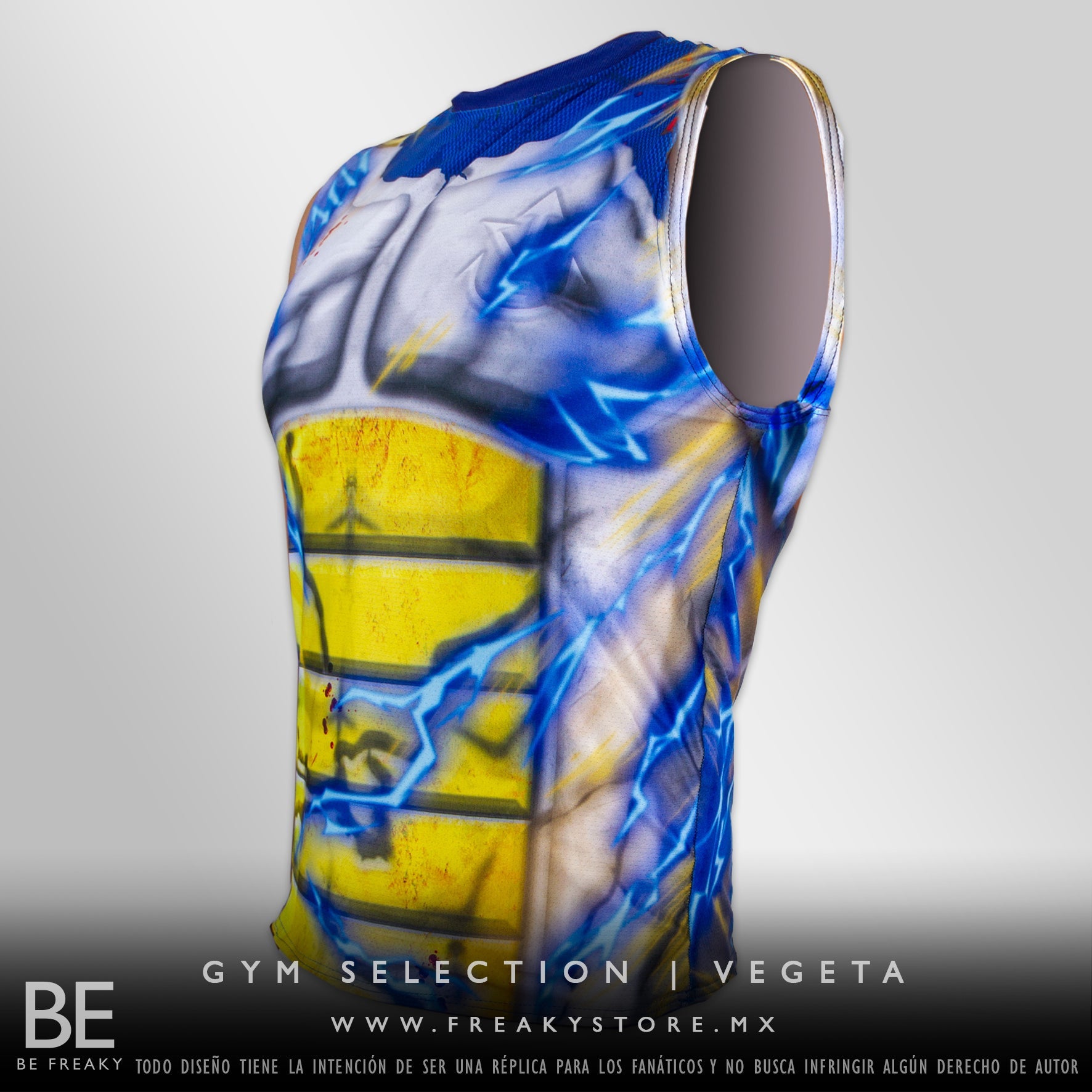 Playera Reversible SaiyaGym Vegeta