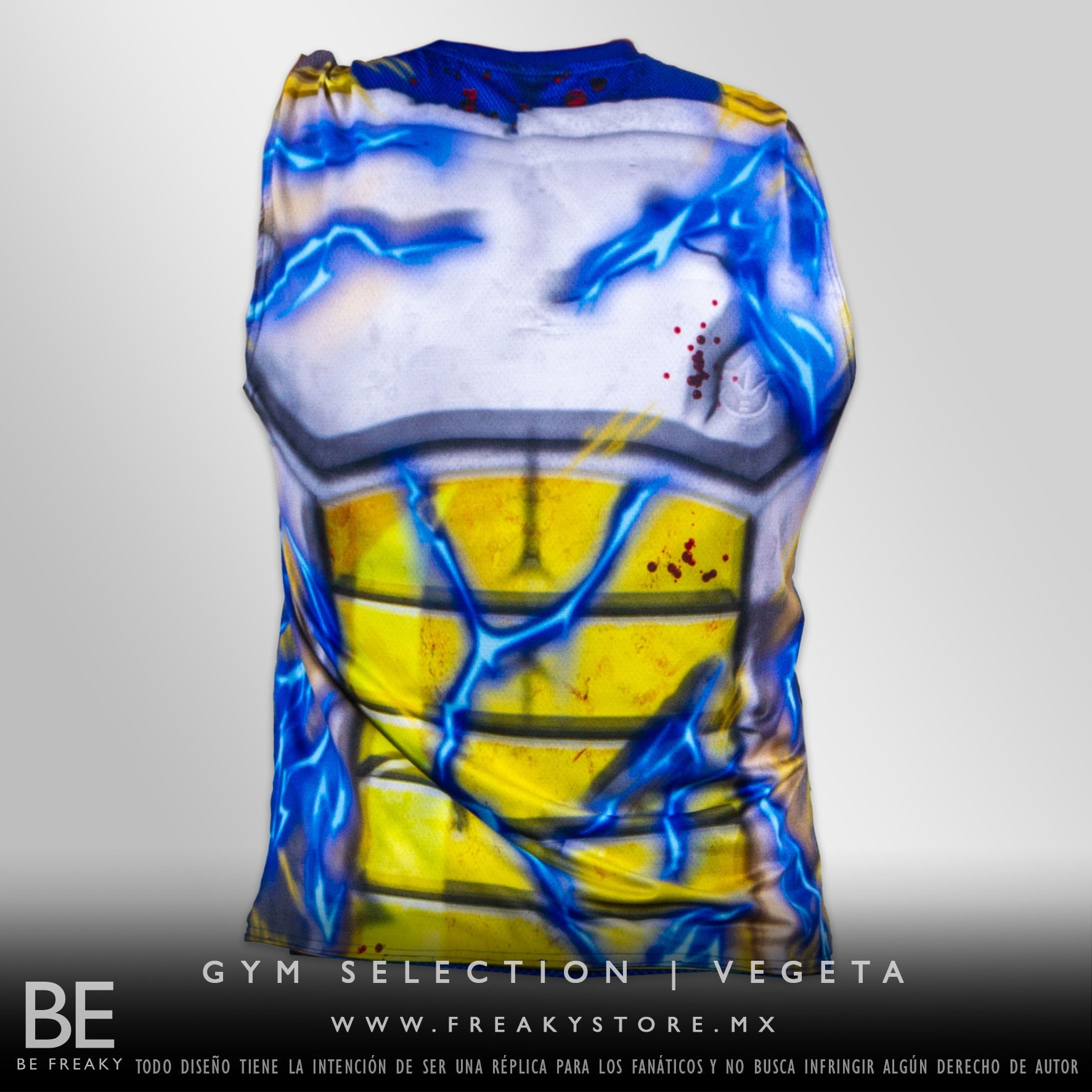 Playera Reversible SaiyaGym Vegeta