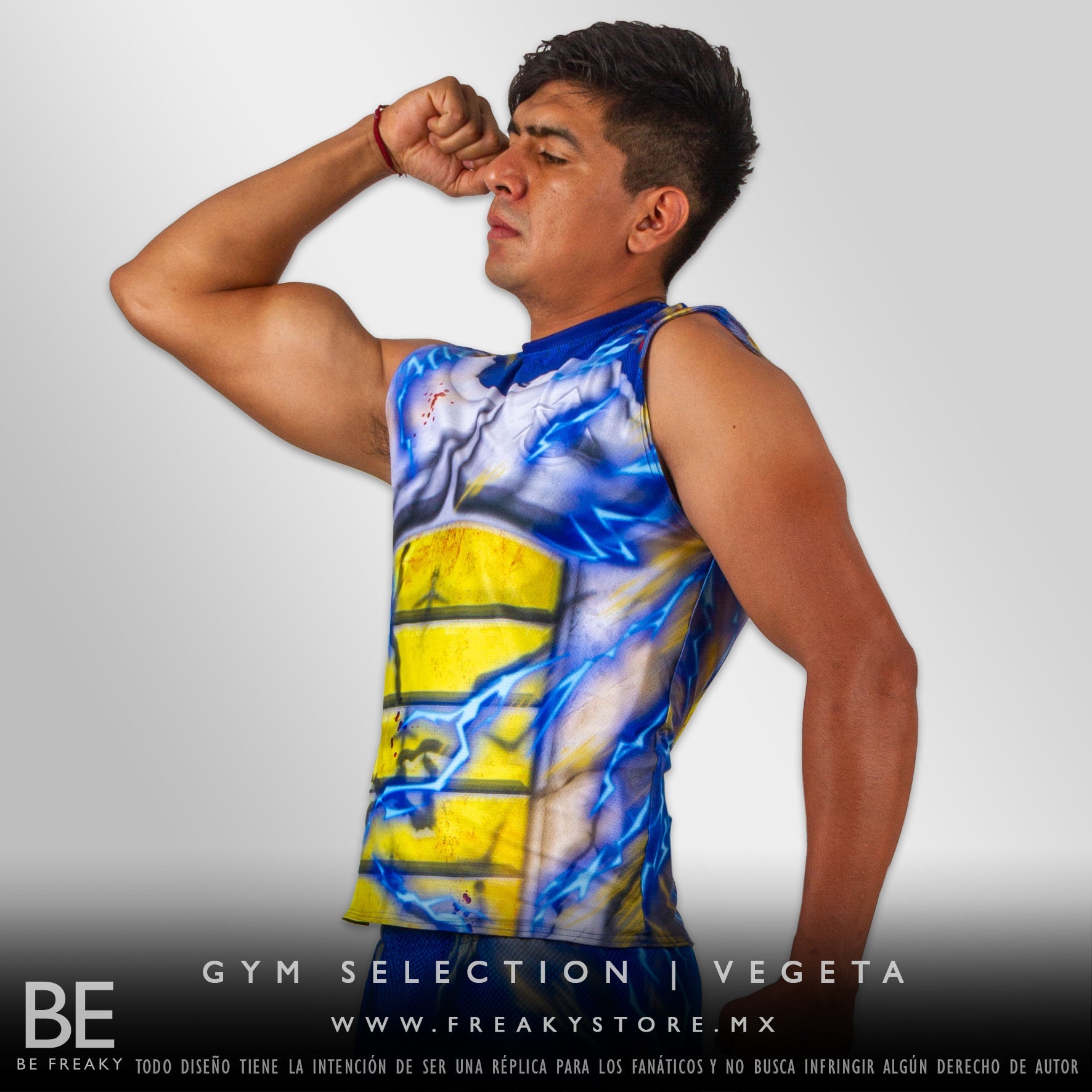 Playera Reversible SaiyaGym Vegeta