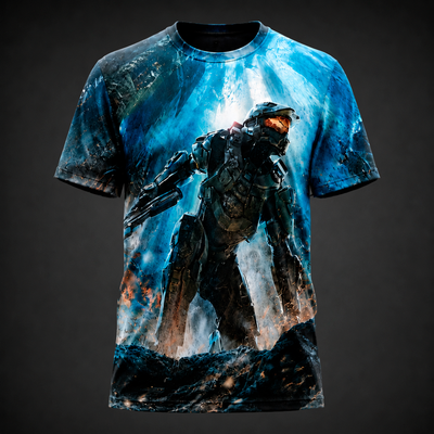 Playera Full Print Vanguard 117 — Batalla Glacial