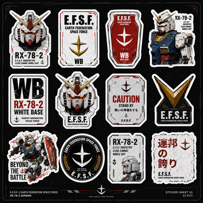 Set de stickers incluido