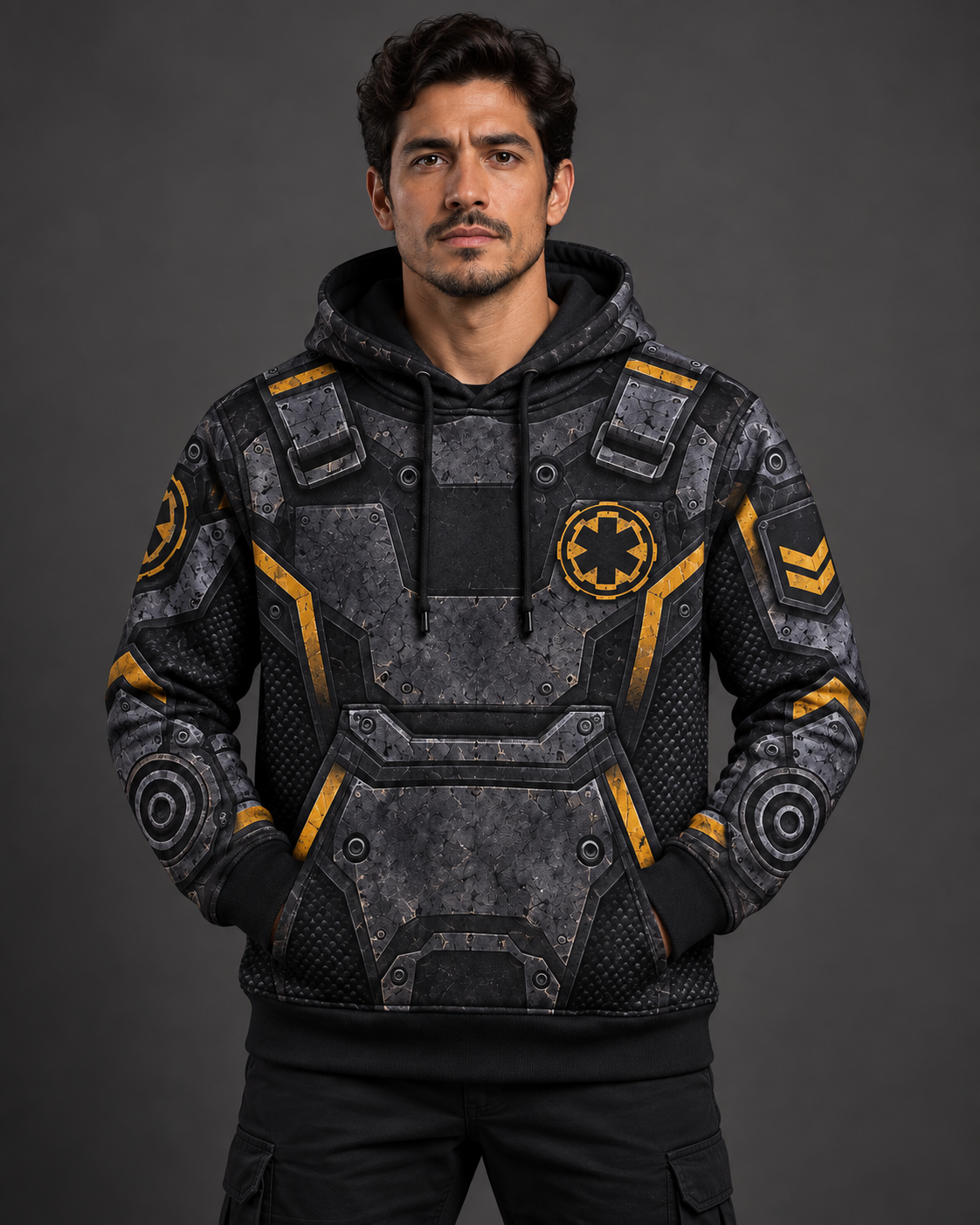 Kit Outbreak — Hoodie Unidad de Rescate + playera de regalo + caja + 3 stickers