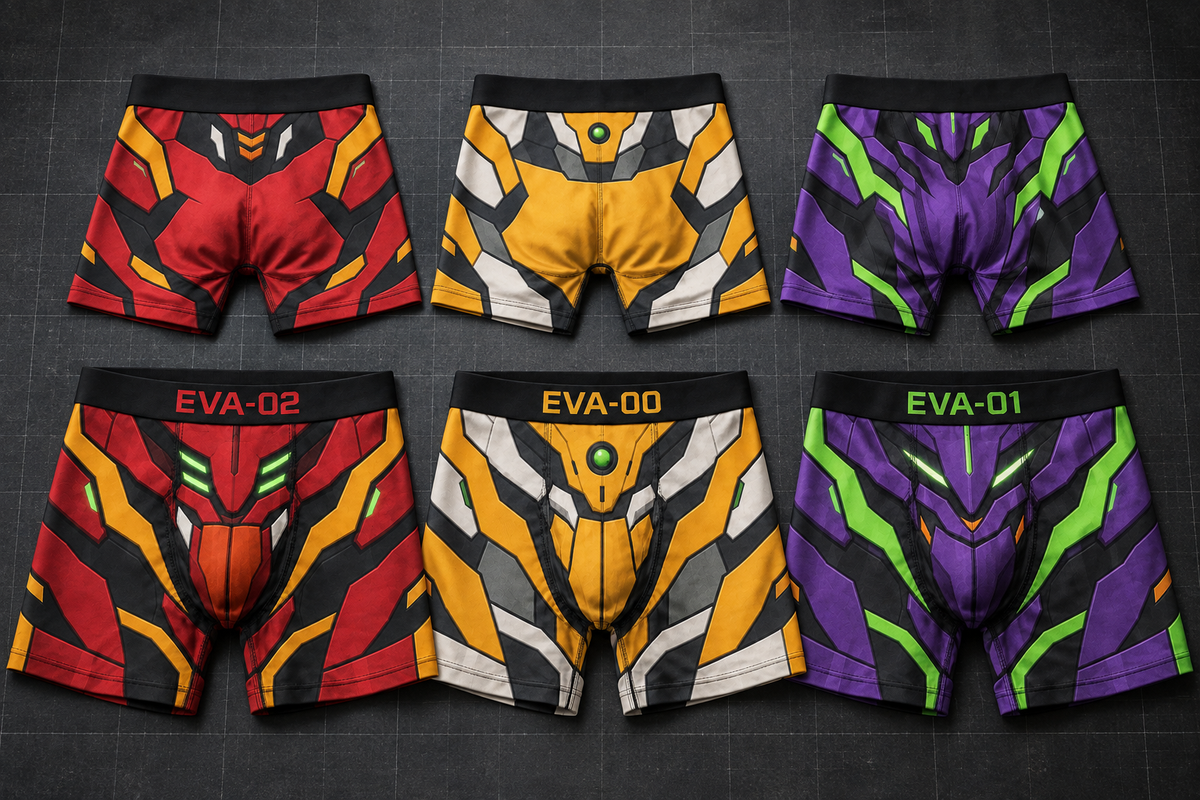 EVA SERIES — Bóxers 00 · 01 · 02 + playera