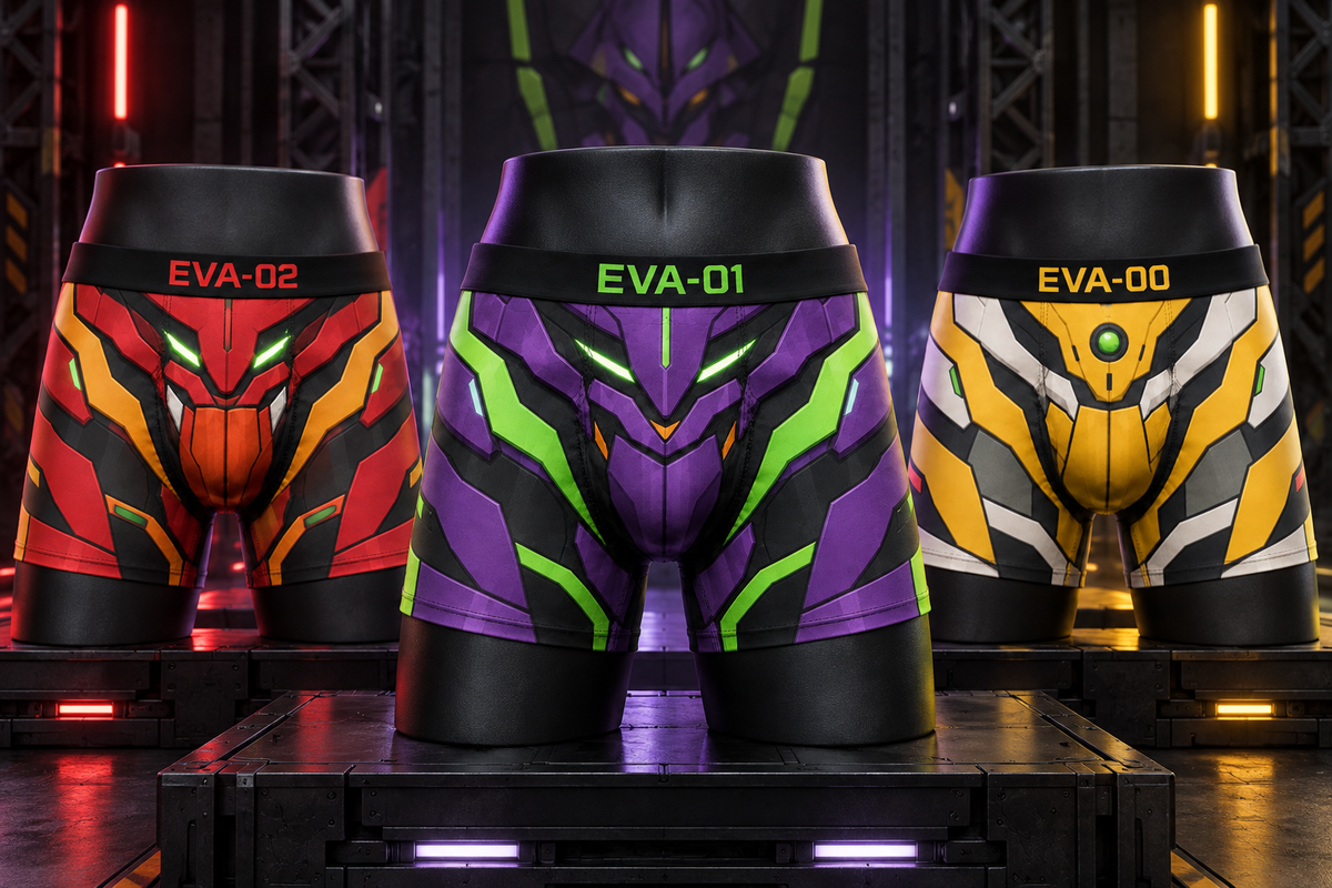 EVA SERIES — Bóxers 00 · 01 · 02 + playera