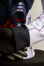 Detalle real del puño de la hoodie RX-78-2