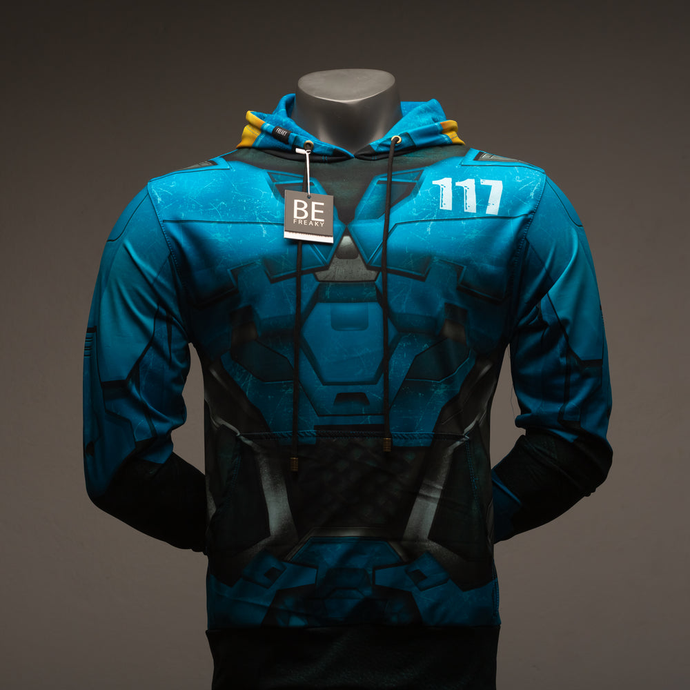 Master Chief Blue Hoodie